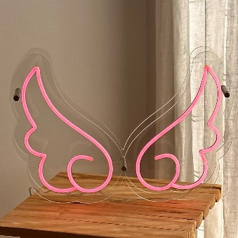 clear-acrylic-angel-wing-shape-neon-table-light