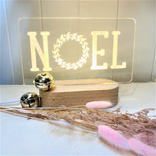 Load image into Gallery viewer, Christmas Night Light - NOEL
