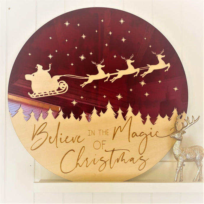 Christmas Door Plaque, Christmas Decorations, Christmas Wall Hanging, Hanging Door Ornament. Australia Christmas 2021