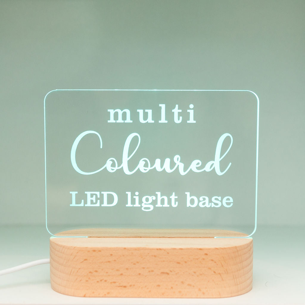 Multi colour nightlights. Custom name LED Name light